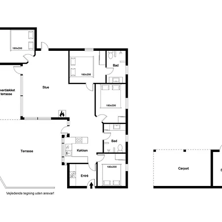 Lovely With Wilderness Bath And Space For 8 People Casa de Férias Pandrup